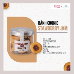 Bánh Cookie Mứt Dâu