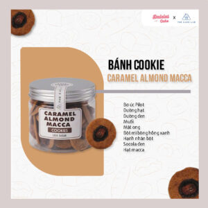 Bánh Cookie Caramel Almond Macca