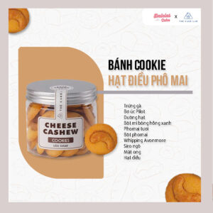 Bánh Cookie Hạt Điều Phô Mai